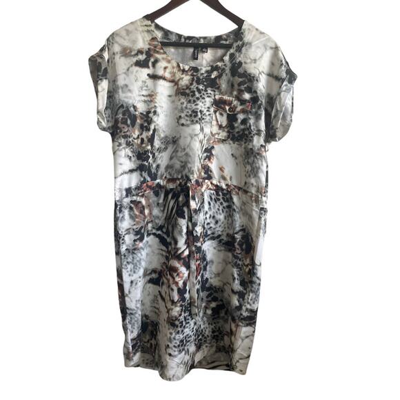 Relativity Dress Women M Muted Abstract Animal Print Whimsigoth‎ Retro Y2K NEW - Picture 1 of 12